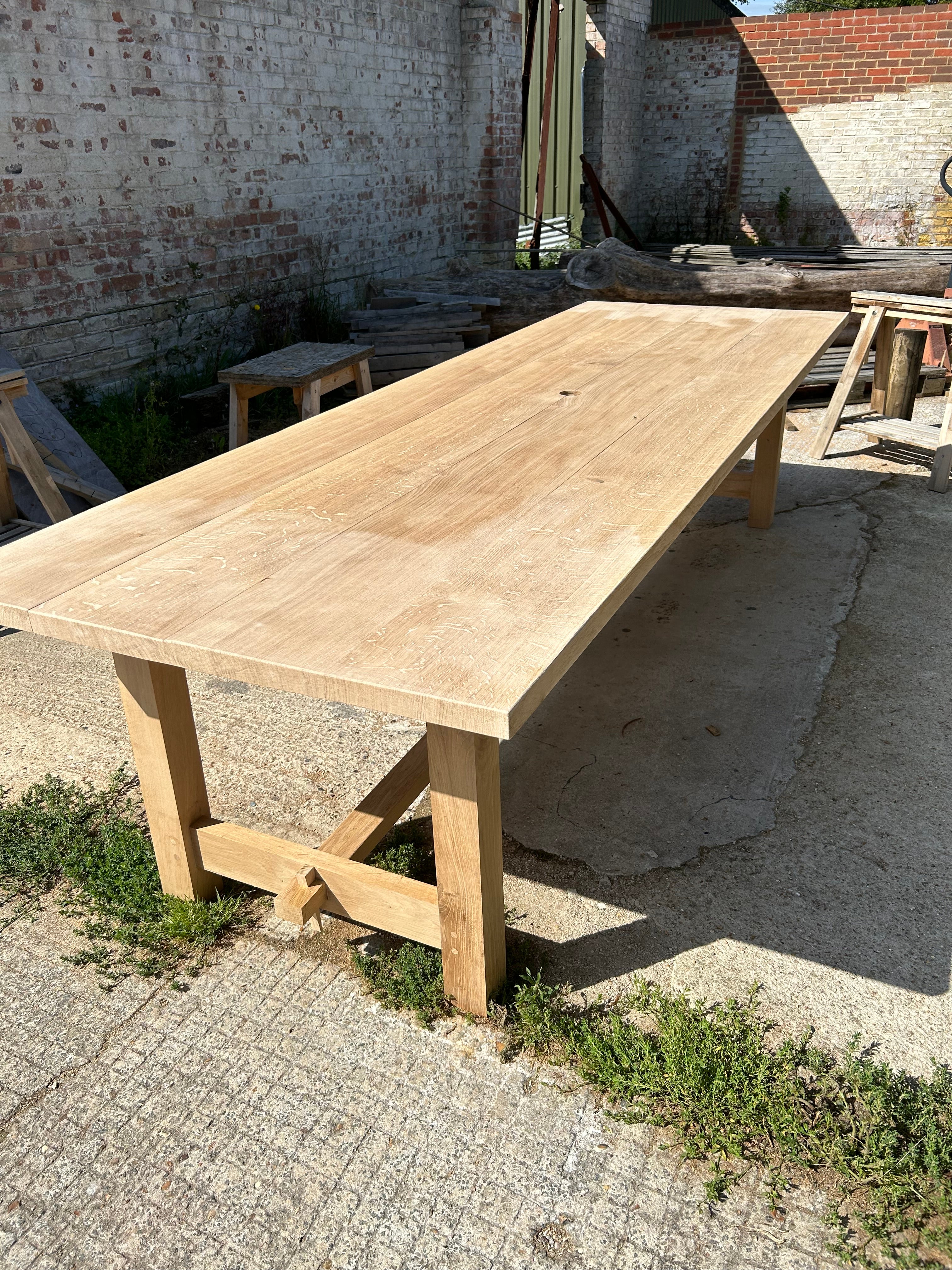 Oak Farmhouse table